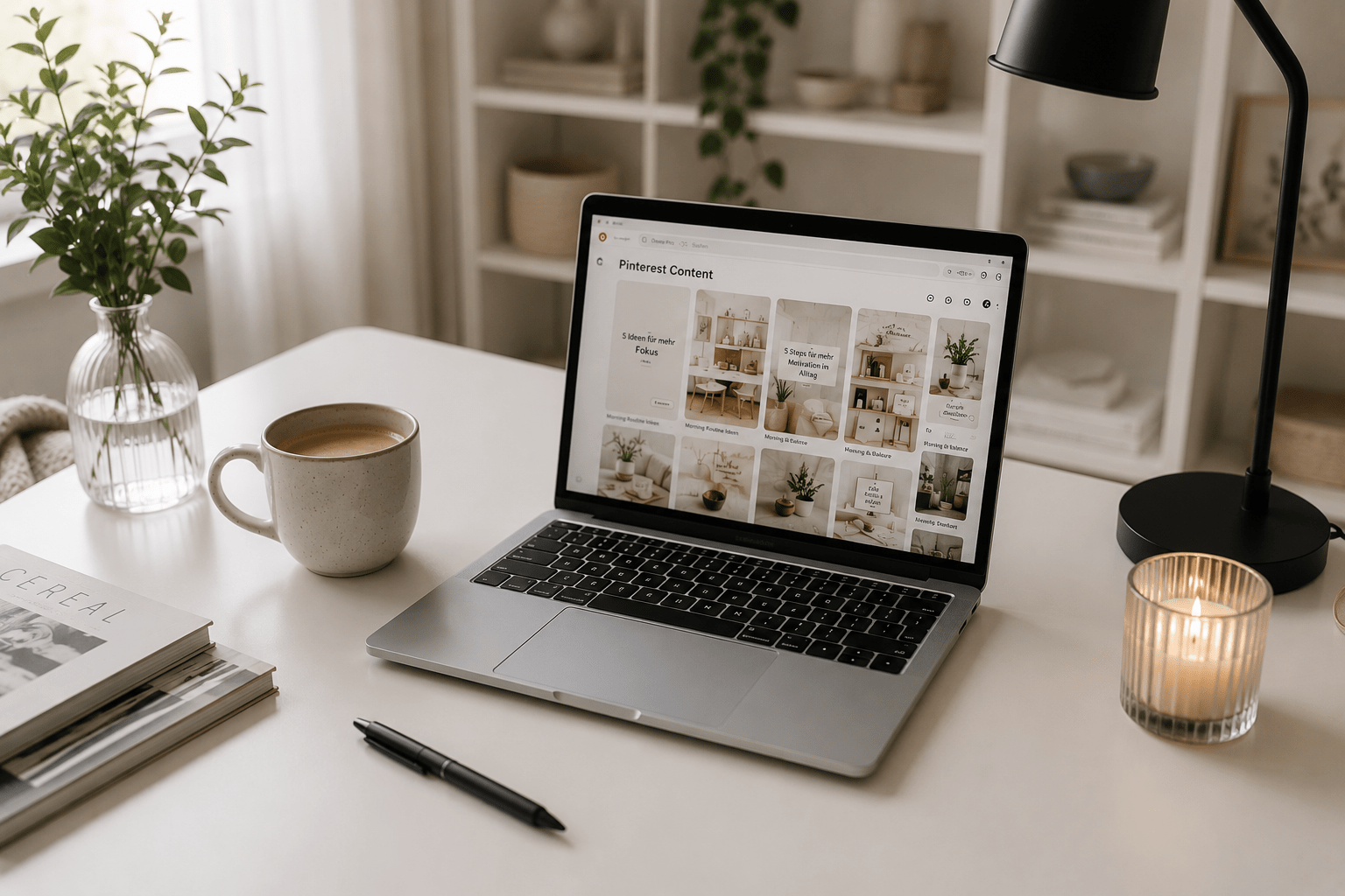 Affiliate Marketing Anfänger – Pinterest Content planen und erstellen für passives Einkommen aufbauen
